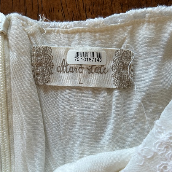 Altered state minidress fit & flair whimsy Cottagecore sweethear neckline  large - Picture 10 of 11